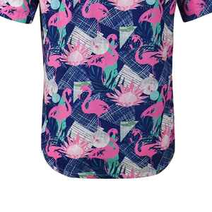 Camisa de Franela con Estampado por Sublimación, Ligera, de Manga Larga, a Cuadros, Antiarrugas, Ideal para Viajes - Product Image 4
