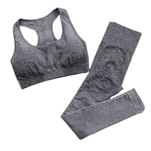 Women's Seamless Yoga Set Sports Bra High Waist Leggings Soft Stretch Quick Dry Breathable Activewear - Product Image 4