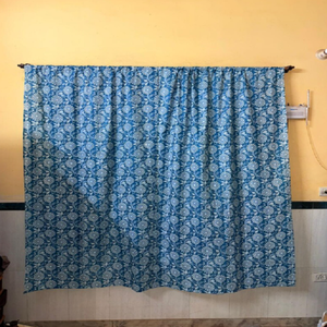 Cortinas Modernas de Algodón con Estampado Floral Artístico para Ventanas de Hotel, Paneles de Cortina con Bloqueo Total de Luz para Sala de Estar, Dormitorio y Hogar - Product Image 2
