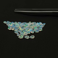 4x5mm naturel éthiopien Welo opale pierre facettes poire forme feu jouer pierre précieuse acheter en ligne maintenant au prix de gros auprès du fournisseur