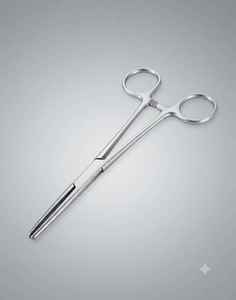 Pinzas Hemostáticas Pean Rectas de Acero Inoxidable con Mandíbula Fina Serrada, Instrumento de Cirugía General, Certificación CE Clase I, Manual - Product Image 3