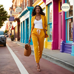 Stylish <b>Baggy</b> <b>Cargo</b> Work <b>Pants</b> for <b>Women</b> Casual <b>Womens</b> <b>Pants</b> Set by Clothing Manufacturers Ladies' Stylish Work Trousers - Product Image 5