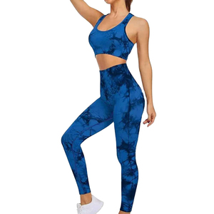 Conjunto Deportivo de Dos Piezas para Mujer con Sujetador Deportivo Sin Costuras y Pantalones, Conjuntos de Yoga para Mujer - Product Image 6