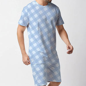 Ensemble T-shirt et short en polyester de haute qualité avec impression numérique par sublimation sur toute la surface, tenue décontractée d'été, T-shirt et short ringer - Product Image 3