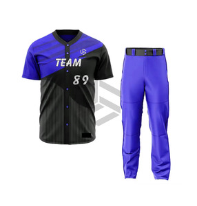 Custom Colors Base <b>Ball</b> Uniform Set High Quality Men Wholesale <b>Baseball</b> Sportswear Uniforms Breathable and Quick Dry Clothing - Product Image 1