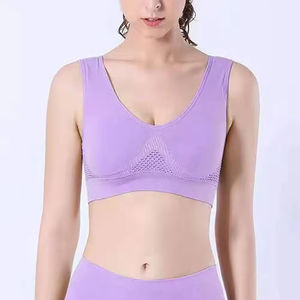 Soutien-gorge de sport sans couture de haute qualité avec maintien moyen, vêtements de sport sans manches, dernier design, prix abordable, vente en gros, vêtements de fitness - Product Image 4
