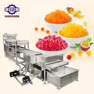 Industrial SINOFUDE completo automático de llenado de mermelada Bola de jugo haciendo estallar boba depositar proveedor de línea de producción