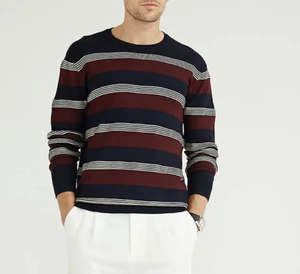 Sweat-shirt pour homme en coton biologique durable, fabriqué par le fabricant, écologique, respirant, toucher doux, col rond, en gros - Product Image 4