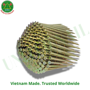 Clous en bobine 3 po x 0,120 po, tige lisse, 4500 pièces, en acier pour palettes en bois, pour cloueuse pneumatique, directement de l'usine du Vietnam |   Clavo en rouleau - Product Image 4
