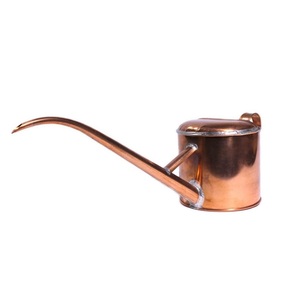 Arrosoir en métal rond fini cuivre, personnalisable, pour la décoration de jardin – Vente en gros à chaud - Product Image 1