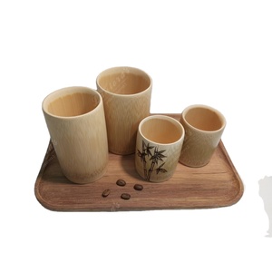 Tasse de voyage en bambou vert avec couvercle Logo personnalisable Tasse à thé réutilisable écologique pour un usage quotidien Fournisseur - Product Image 1