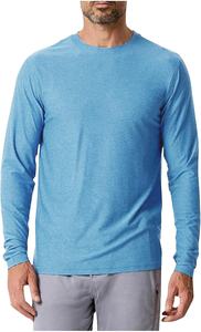 T-shirt à manches longues décontracté pour homme 100% coton Motif solide Logo avant Conception en tissu tricoté - Product Image 4