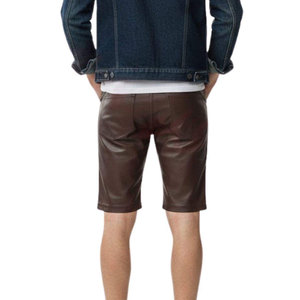 Shorts pour hommes de haute qualité les plus vendus en vente, shorts en cuir sur mesure, vêtements décontractés à la mode pour adultes - Product Image 5