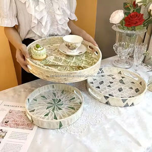 ถาดรองแม่ไข่มุกแฮนด์เมดแบบยั่งยืนถาดเสิร์ฟสำหรับตกแต่งทนทานเป็นมิตรกับสิ่งแวดล้อมจากเวียดนาม - Product Image 2