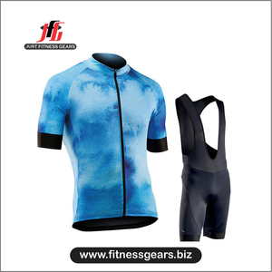 ชุดยูนิฟอร์มปั่นจักรยานแบบไม่มีแขน JUST FITNESS GEARS ผลิตจากผ้าสแปนเด็กซ์/โพลีเอสเตอร์คุณภาพสูง 100% แห้งเร็ว พิมพ์ลายแบบซับลิเมชั่น สำหรับผู้ใหญ่ | - Product Image 3