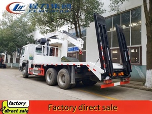 شاحنة حاملة حاويات 6*4 من HOWO بتخفيضات كبيرة مع رافعة حفارة آلات بناء مع رافعة مفصلية - Product Image 5