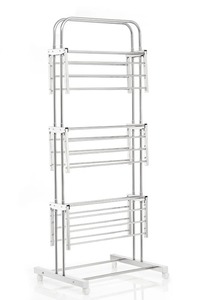 Séchoir à linge pliable multifonctionnel, support de séchage portable pour intérieur et extérieur, organisateur de vêtements, gain de place, rangement domestique - Product Image 3