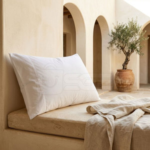 Fundas de Almohada Cuadradas Modernas Teñidas, Tejido de Poliéster y Algodón Ecológico, Costuras Duraderas y Acabado Limpio para Uso en el Hogar y Hoteles - Product Image 2