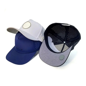 Manufacturer Customized Performance Golf Hats 5 Panels Snapback <b>Flat</b> Brim Custom Embroidery Patch Logo Personalized Branding - Product Image 3