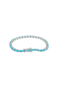 Pulsera de Turquesa en Plata de Ley 92.5 KLSB-20416 - Product Image 2