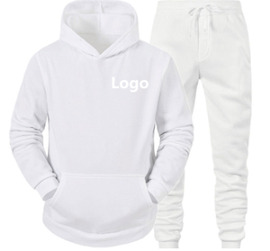 Conjunto Deportivo Informal con Capucha para Invierno, Unisex, Color Sólido, Ropa Deportiva Personalizada, Traje para Correr, Fabricante de Ropa Deportiva al por Mayor - Product Image 1