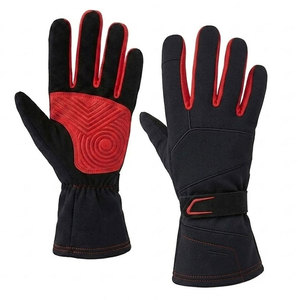 High Performance Winter Auto Racing <b>Gloves</b> Reinforced Palm Support Flame Retardant Nomex Fabric Non-Slip Closure for Precision - Product Image 1