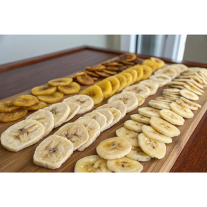 Tranches de bananes lyophilisées de qualité supérieure, délicieuses et sucrées, collation tropicale, chips de bananes rondes, emballage en vrac - Product Image 2