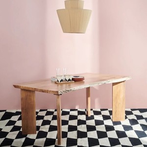 <b>Live</b> <b>Edge</b> Solid Acacia Wood Dining <b>Table</b> | Industrial Style Wooden Slab <b>Table</b> | Wholesale Indian Furniture - Product Image 3