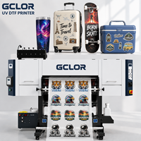 Nueva Impresora UV DTF de 650 mm con 3 Cabezales de Impresión para Impresión por Transferencia de Etiquetas de Cristal, Película AB y Adhesivos (Tinta UV)
