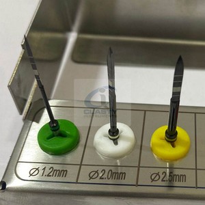 Ensemble de forets pour implants dentaires 1,2 mm 2,0 mm 2,5 mm 2,8 mm 3,2 mm, instrument chirurgical manuel en acier inoxydable, certifié CE - Product Image 3