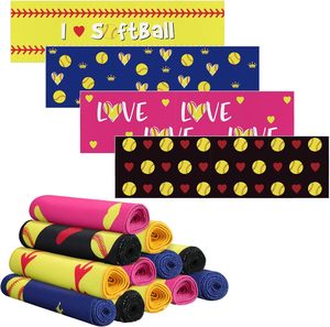 Custom Baseball Team <b>Towels</b> Sublimation Printed Sports Rally <b>Towels</b> Personalized Team Logo Name <b>Towels</b> Bulk Wholesale OEM ODM Cu - Product Image 1