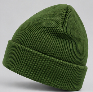 Gorros de punto acrílicos personalizados al por mayor, 100% acrílico, con logotipo personalizado OEM, gorro de calavera informal para adultos, para invierno y uso diario. - Product Image 6