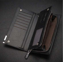 Luxury Modern Men Microfiber <b>Synthetic</b> <b>Leather</b> Waterproof Wallet Classic Slim Bifold Design Durable Card Holder Cash Organizer - Product Image 4