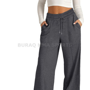 Pantalon de survêtement en polaire pour femme, longueur cheville, coupe régulière, décontracté, pour le sport, automne et hiver - Product Image 5