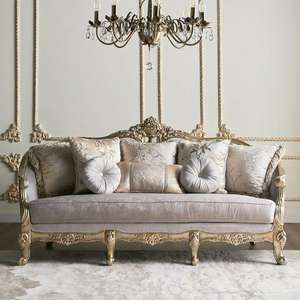 Ensemble de canapés d'angle de luxe pour salon, mobilier moderne pour la maison, 4 places, revêtement en tissu, coussins de haute qualité, durables - Product Image 4