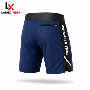 Custom <b>Men</b>’s Weightlifting Training Board Shorts Quick Dry Gym Fitness Swim <b>Trunks</b> 4-Way Stretch Athletic Beachwear OEM ODM - Product Image 3