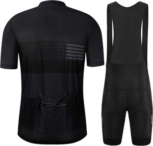 Ensemble Maillot et Cuissard de Cyclisme pour Homme, Vente Chaude, Été, Vélo de Route, Sublimé, avec Poches et Cuissard Rembourré - Product Image 4