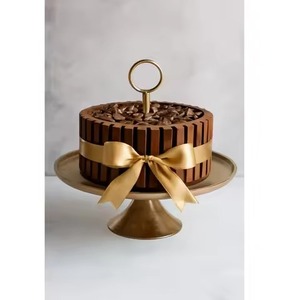 Soporte de Metal para Tartas de Diseño, Soporte para Exhibición de Postres, Soporte para Cupcakes, Decoración de Mesa Contemporánea, Ecológico, Hecho a Mano - Product Image 1
