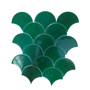 Carreaux de mosaïque en céramique de qualité supérieure, porcelaine 200x200mm 20mm, antidérapants, antibactériens, design moderne pour mur de salle de bain de villa - Product Image 1
