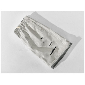 Shorts décontractés pour hommes, effet usé, coupe confortable, tendance streetwear, shorts usés pour hommes - Product Image 4