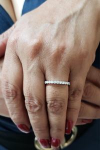 แหวนทอง 18KT ประดับเพชรแล็บโกรว์ 0.33 กะรัต สำหรับผู้หญิง |   แหวนหมั้นแบบมินิมอลที่ได้รับการรับรองจาก IGI |   เครื่องประดับเจ้าสาวแบบซ้อนกันได้ - Product Image 5