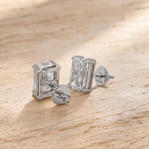 Deff Color VS VVS ความคมชัด IGI ได้รับการรับรอง10K 14K 18K แข็งทอง moissanite ต่างหูเพชรสำหรับงานแต่งงาน - Product Image 4