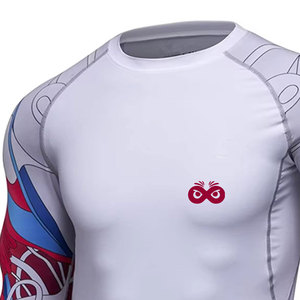 Camisetas de compresión para hombre de diseño personalizado, transpirables, ligeras, de manga larga, a bajo precio. - Product Image 5