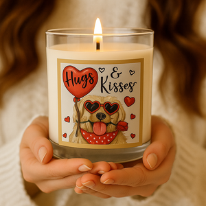 Bougies en pot de 7oz de cire de soja personnalisées pour la Saint-Valentin Design romantique Parfumé Fête de mariage Décoration intérieure Cadeau de Noël Diwali Luxueux - Product Image 1