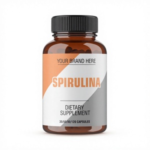 Capsules de spiruline de haute qualité 500 mg - Complément alimentaire sain pour adultes, soutien immunitaire et stimulation de la production de globules blancs - Product Image 1