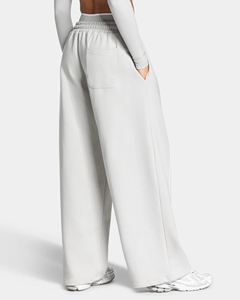 Women's <b>Silver</b> Grey Printed Casual Oversized Hoodie Pants Tracksuit Set with White Piping Baggy Fit 100% Cotton - Product Image 6
