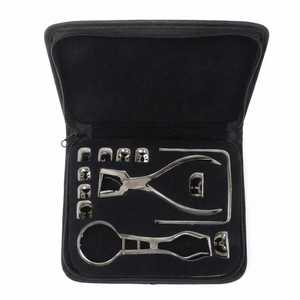 Kit d'instruments chirurgicaux en acier Hosanna, 12 pièces, pinces, forceps dentaires, conception de logo personnalisée, manuel, haute qualité - Product Image 4