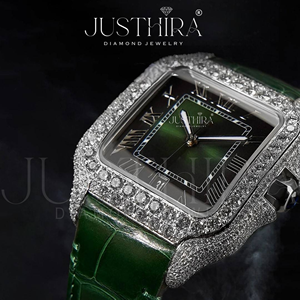 นาฬิกาข้อมือเพชรโมอิสซาไนต์สุดหรูสำหรับทุกเพศทุกวัย ดีไซน์ทันสมัย พร้อมประกายระยิบระยับ จำหน่ายราคาส่งที่ดีที่สุด - Product Image 3