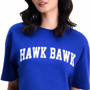 Custom Women's <b>Crop</b> <b>Top</b> Premium Crew Neck Short Sleeve Letter Print Loose Fit Casual Stretch Breathable Comfortable For <b>Crop</b> <b>Top</b> - Product Image 6
