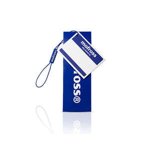 Etiquetas de Ropa Azules con Logotipo Personalizado, Etiquetas Circulares de Papel para Moda y Etiquetas de Comercio Minorista - Product Image 1